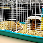 Happy Hamsters in a Large Cage**

"A spacious and clean hamster cage filled with happy, active hamsters. The cage includes multiple levels, tunnels, a running wheel, and various chew toys.  Several hamsters are interacting playfully, while others are exploring. Focus on the details of the cage environment and the healthy appearance of the hamsters. Bright, cheerful lighting.  Safe for work, appropriate content, fully clothed (hamsters don't wear clothes!), modest, family-friendly, perfect anatomy, natural proportions, professional photography, high quality."

**