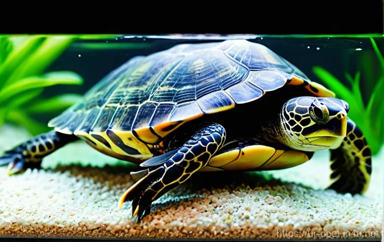 거북이 외부 히터 설치 - **Prompt:** A split image illustrating the stark contrast between inadequate and optimal turtle heat...